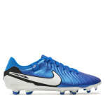 Chaussures de football nike legend 10 academy fg / mg dv4337 400 bleu