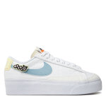 Sneakers nike blazer low platform se dj6376 100 blanc