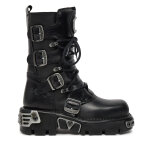 Chaussures rangers new rock m - 373luna - s1 noir