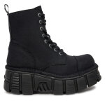 Chaussures rangers new rock m - mili083c - rc7 noir