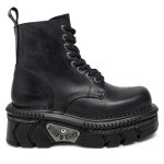 Chaussures rangers new rock m - mili084n - s6 noir