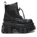 Chaussures rangers new rock m - newmili083 - s37 noir