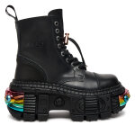 Chaussures rangers new rock m - wall083cct - s8 noir