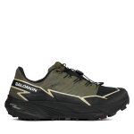 Chaussures de running salomon thundercross gore - tex l47383400 vert