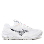 Chaussures pour sport en salle mizuno wave stealth 6 x1gb2430 blanc