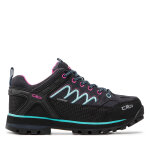 Chaussures de trekking cmp moon low wmn trekking shoe wp 31q4786 noir