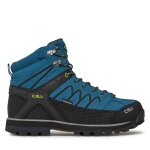 Chaussures de trekking cmp moon mid wp waterproof 31q4797 bleu marine