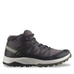 Chaussures de trekking salomon outrise mid gtx w gore - tex l47160700 noir