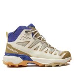 Chaussures de trekking salomon x ultra 360 edge mid gore - tex l47378100 marron