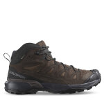 Chaussures de trekking salomon x ultra 360 leather mid gore - tex l47570900 marron