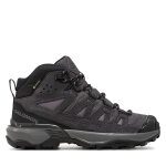 Chaussures de trekking salomon x ultra 360 leather mid gore - tex l47571100 gris