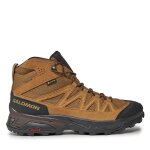 Chaussures de trekking salomon x ward leather mid gore - tex l47181800 marron