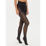 Collants femme boss th monogram pa w 50524416 noir