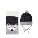 Ensemble bonnet + charpe mayoral 10279 noir