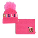 Ensemble bonnet et �charpe tube billieblush u20611 rose