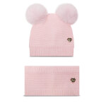Ensemble bonnet et charpe tube guess a4bz01 z2qp0 rose
