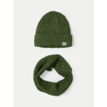 Ensemble bonnet et �charpe tube mayoral 10824 vert