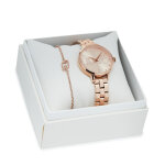 Ensemble montre et bracelet liu jo couple plus tlj2041 plaqu or rose