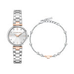 Ensemble montre et bracelet trussardi r2453164508 argent
