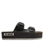 Espadrilles love moschino ja28233g0iiax000 noir