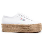 Espadrilles superga 2790 rope s51186w blanc