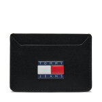 �tui cartes de cr�dit tommy jeans tjm heritage leather cc holder am0am12085 noir