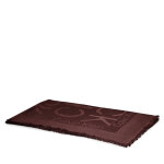 Foulard calvin klein k60k612708 marron