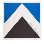 Foulard tommy hilfiger th evening big satin aw0aw15919 bleu