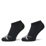 Lot de 2 paires de chaussettes basses femme calvin klein jeans 701228815 noir