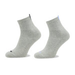 Lot de 2 paires de chaussettes basses femme puma women heart short sock 2p 938020 gris