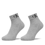 Lot de 2 paires de chaussettes basses homme calvin klein jeans 701228805 gris
