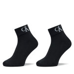 Lot de 2 paires de chaussettes basses homme calvin klein jeans 701228805 noir