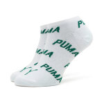 Lot de 2 paires de chaussettes basses unisexe puma unisex bwt sneaker 2p 907947 blanc