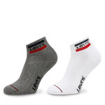 Lot de 2 paires de chaussettes hautes homme levi's 37157 - 0146 blanc