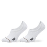 Lot de 2 paires de socquettes homme boss iconic 50522704 blanc