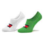 Lot de 2 paires de socquettes homme tommy hilfiger 701223928 vert