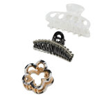 Lot de 3 barrettes  cheveux only onlhadley 15330162 blanc
