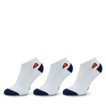 Lot de 3 paires de chaussettes basses femme ellesse durano quarter sega1638 blanc