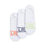 Lot de 3 paires de chaussettes basses femme lauren ralph lauren liner 3 pack 454903930001 multicolore ...