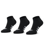 Chaussettes hautes unisex adidas performance light low socks 3 pairs ic9529 noir