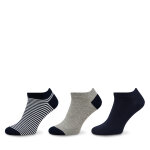 Lot de 3 paires de chaussettes basses homme pepe jeans mini stp tr 3p pmu30035 multicolore