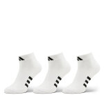 Lot de 3 paires de chaussettes basses unisexe adidas mid - cut socks 3 pairs ht3450 blanc