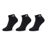 Lot de 3 paires de chaussettes basses unisexe adidas thin and light ankle socks 3 pairs ic1282 noir