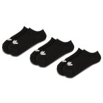 Lot de 3 paires de chaussettes basses unisexe adidas trefoil liner s20274 noir