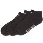 Lot de 3 paires de chaussettes basses unisexe converse e747b - 3010 noir
