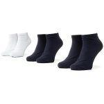 Lot de 3 paires de chaussettes basses unisexe kappa 704275 bleu marine