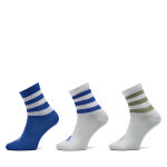 Lot de 3 paires de chaussettes hautes enfant adidas bts jd9598 multicolore