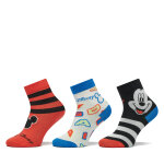 Lot de 3 paires de chaussettes hautes enfant adidas mickey mouse crew socks 3 pairs ib6776 multicolore ...