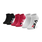 Lot de 3 paires de chaussettes hautes enfant fila calza invisivle f8199 / 3 multicolore