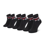 Lot de 3 paires de chaussettes hautes enfant fila calza quarter f8338 noir